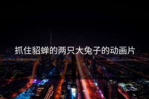 抓住貂蝉的两只大兔子的动画片